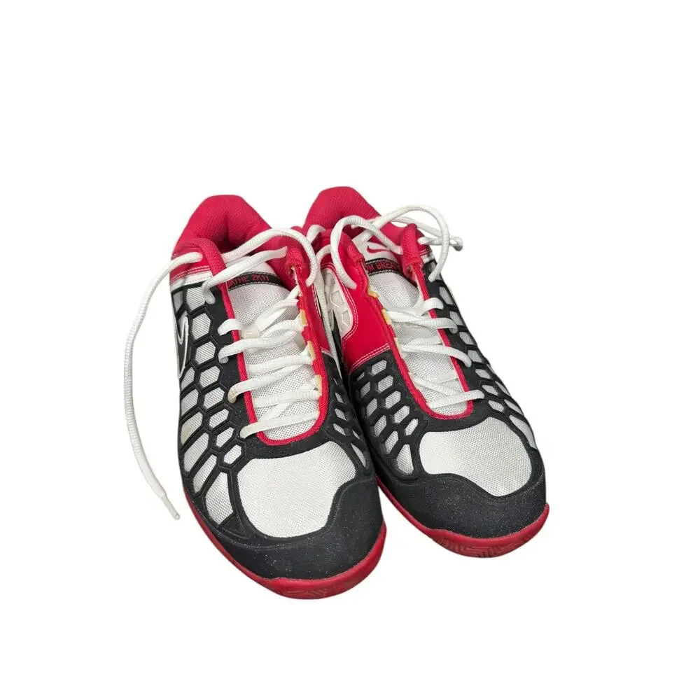 Nike Zoom Breathe 2K11 Red White Black Sneakers Size Men's 7.5 Like New